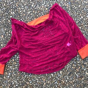 Vintage ZUMBA Mesh logo cropped work out top M L